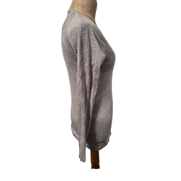 Nux long sleeve active top sz small grey - Picture 4 of 7
